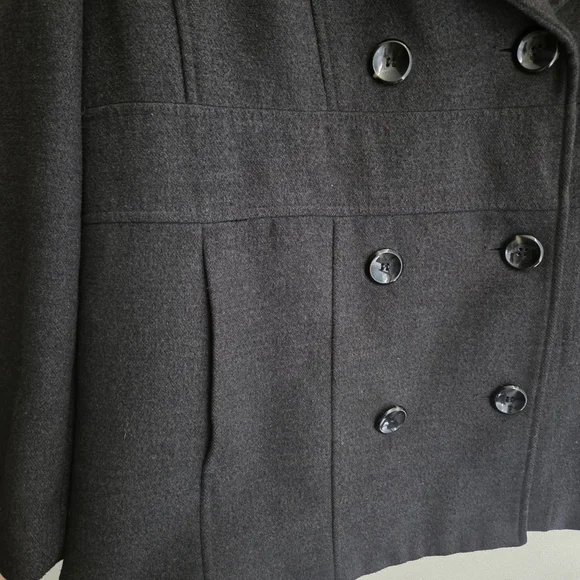Style & Co. Womens Peacoat - Charcoal Grey - Sz 18W - Picture 2 of 4